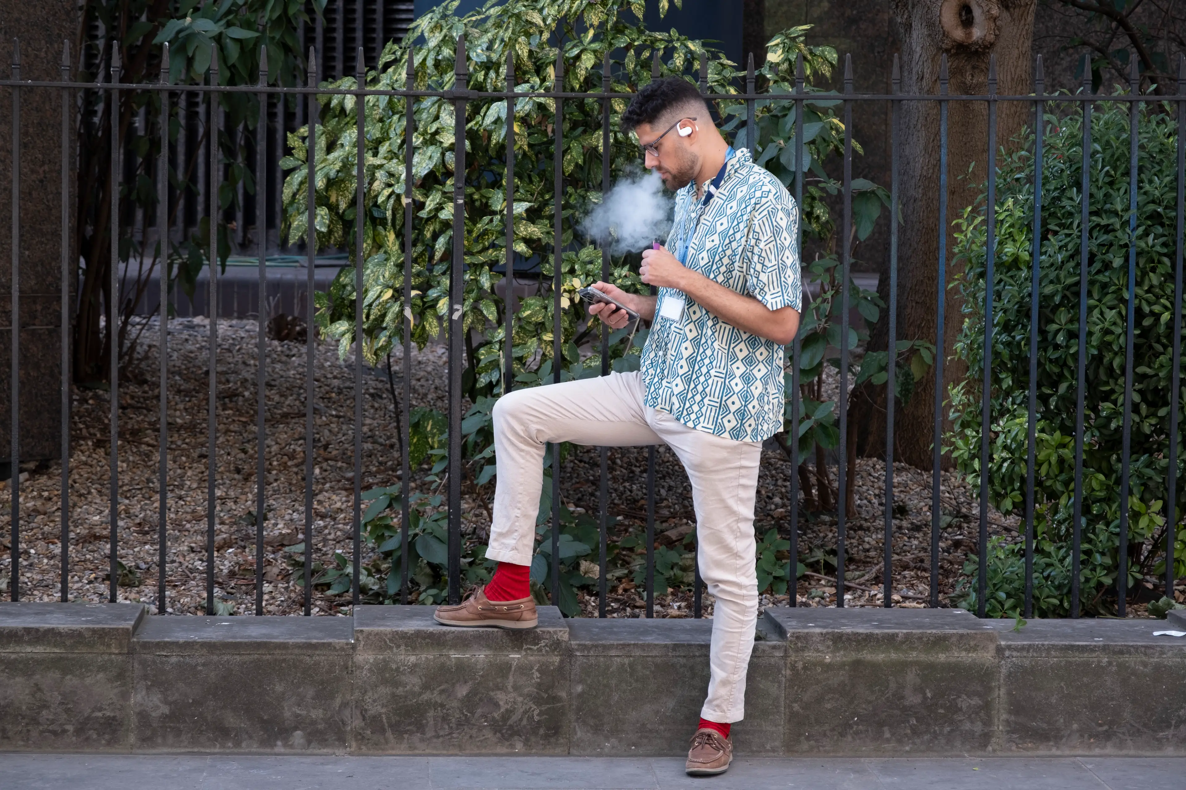 Vaping has become commonplace (Getty)