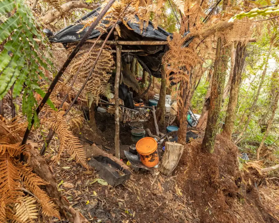 Police have released images of the campsite (New Zealand Police)
