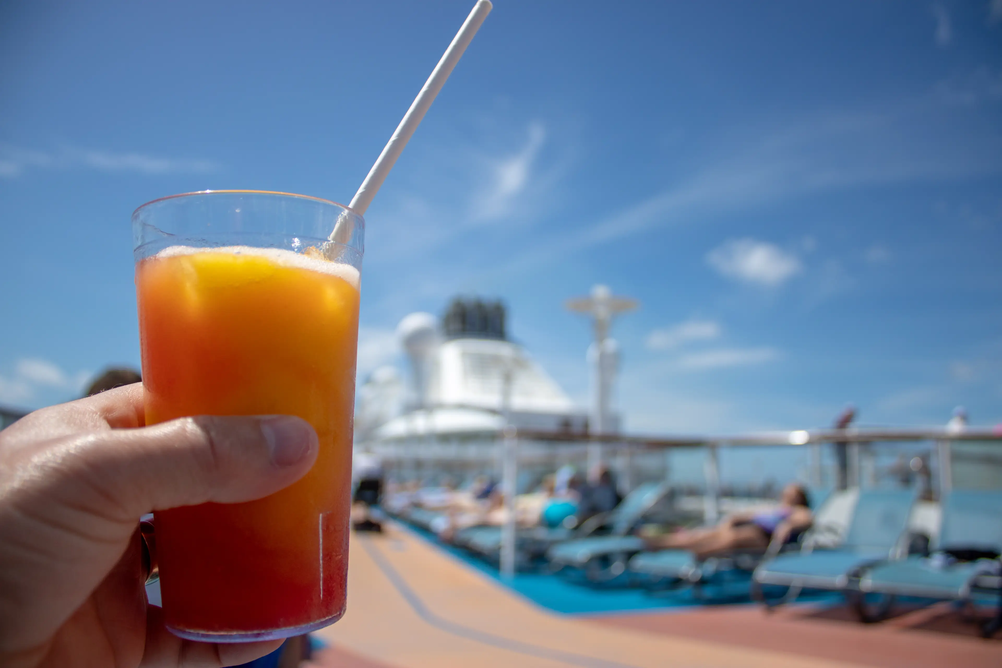 A cocktail by the cruise ship pool is something many enjoy (Getty Stock Images)
