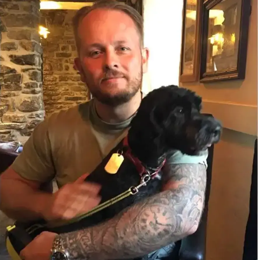 The Brit is worried his tattoo will get him in trouble on holiday (Pete Belton)