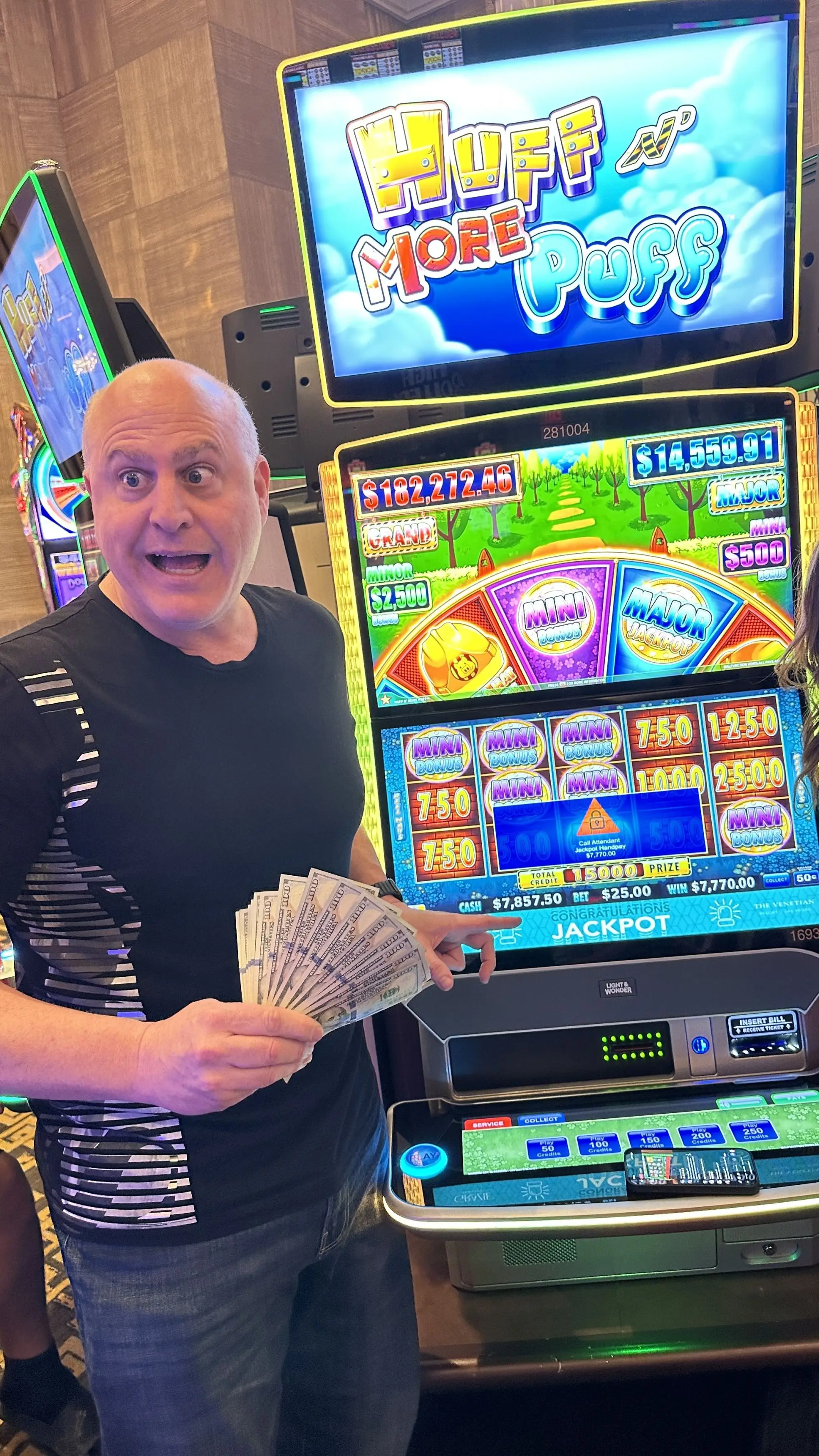 Scott is now the 'Jackpot King'. (Kennedy News and Media)
