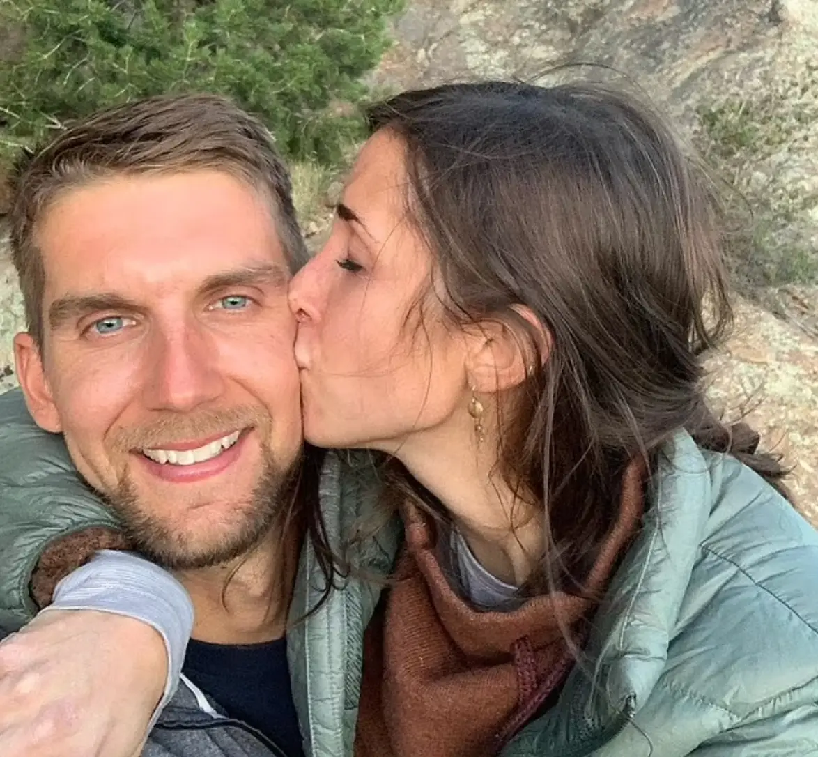 Andrew Cross and his wife Evelyn (Instagram/Andrew Cross)