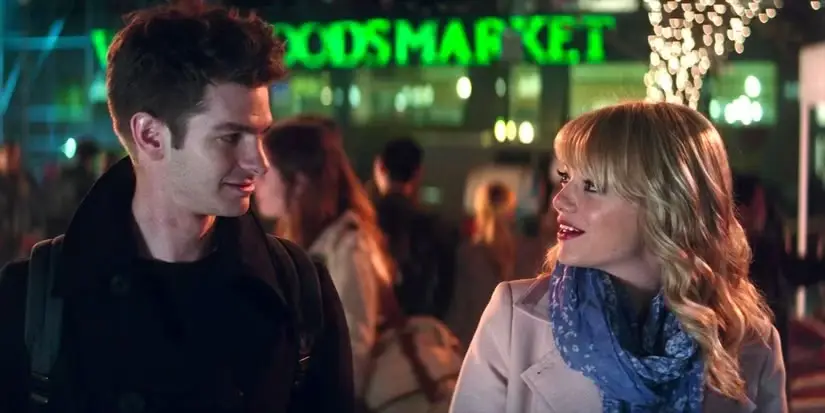 Emma Stone and Andrew Garfield met while starring in The Amazing Spider-Man (Sony)