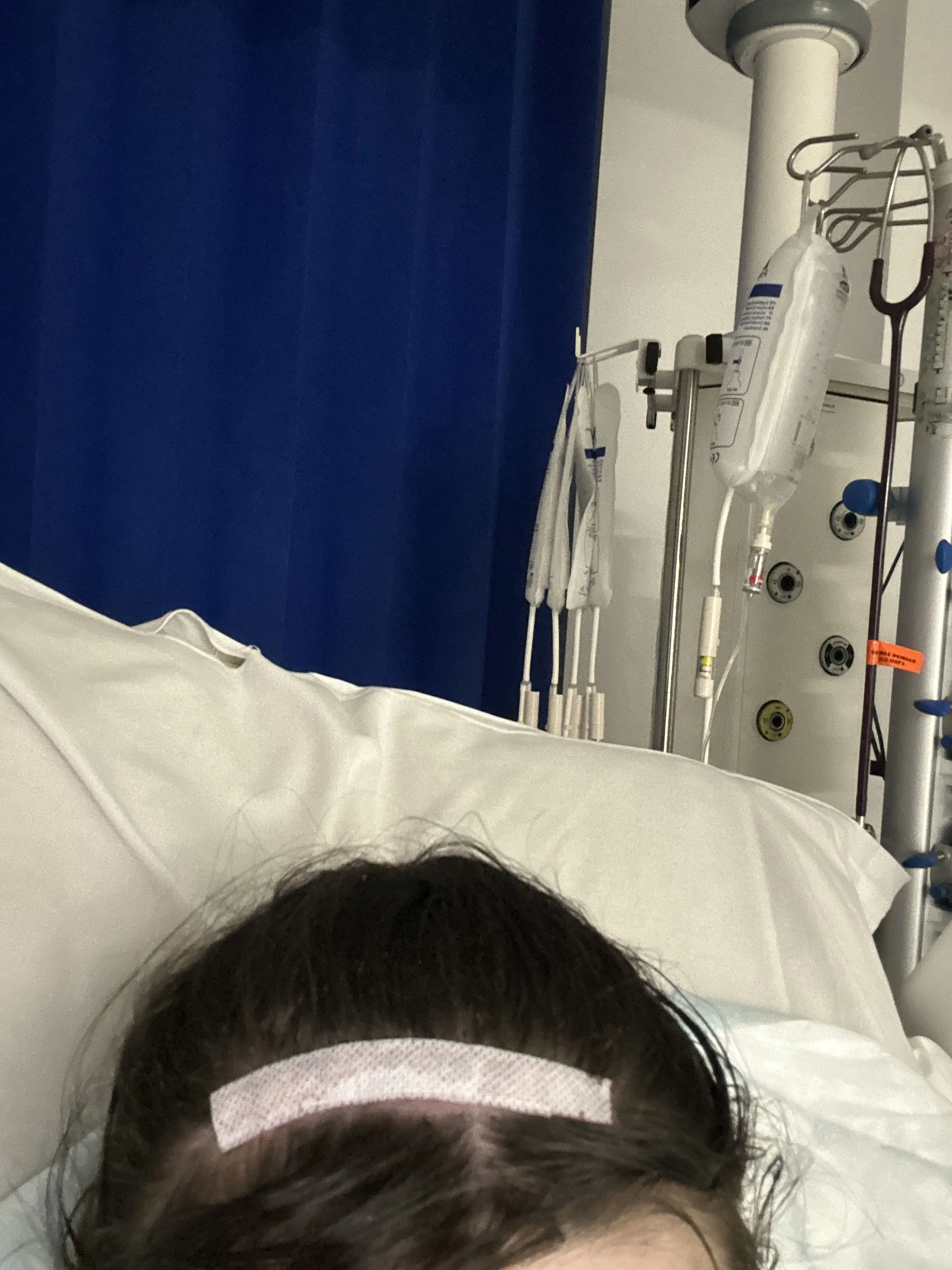 She underwent a seven-hour surgery after suffering the stroke (Kennedy News and Media)