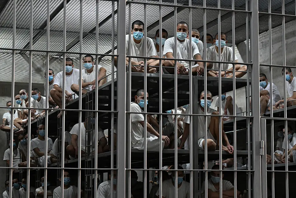 Despite concerns about human rights violations, El Salvador's government insists CECOT is essential for national safety (MARVIN RECINOS/AFP via Getty Images)