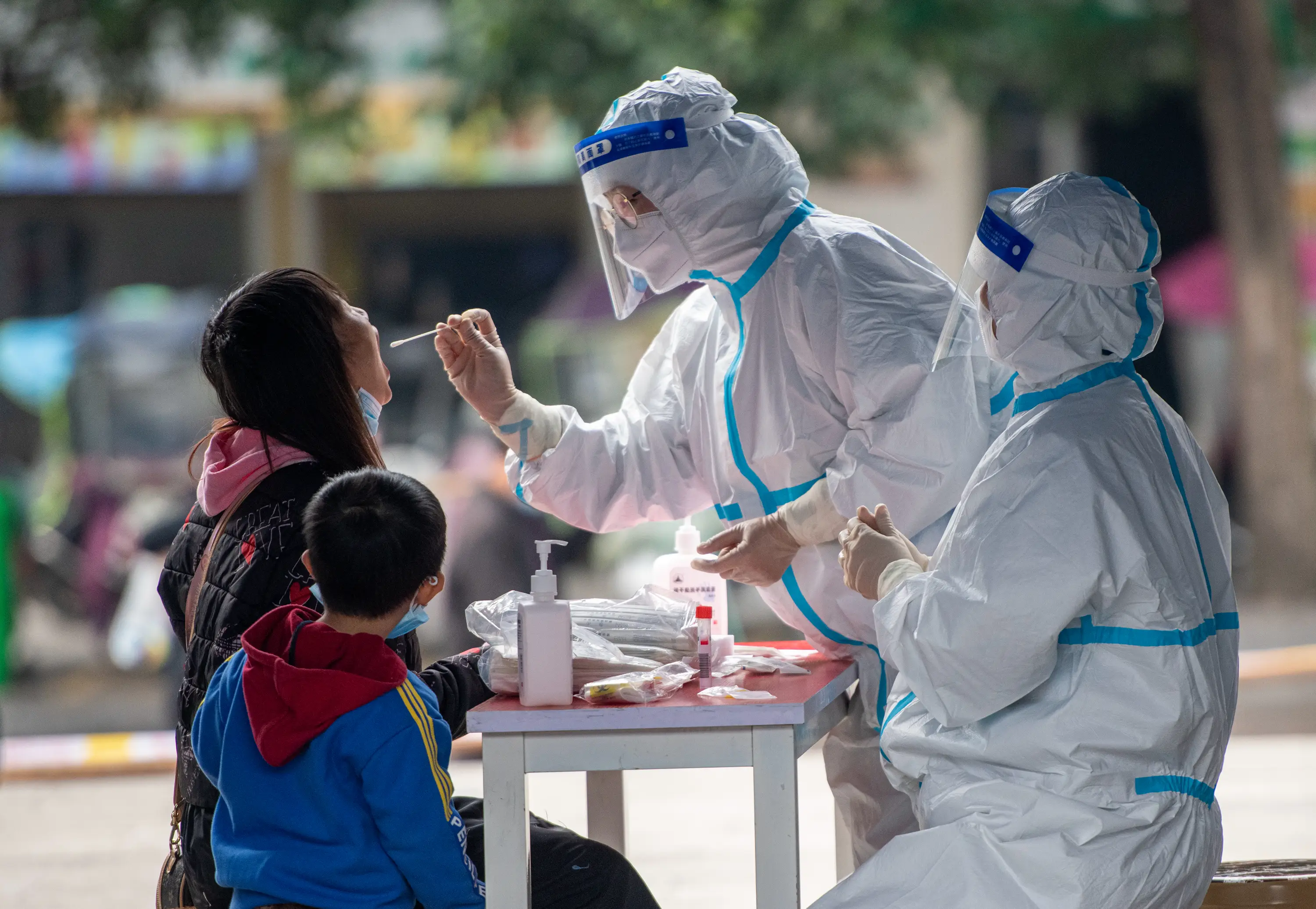 China have alleged that Coronavirus originated in the US rather than Wuhan (Ye Xingjian/VCG via Getty Images)