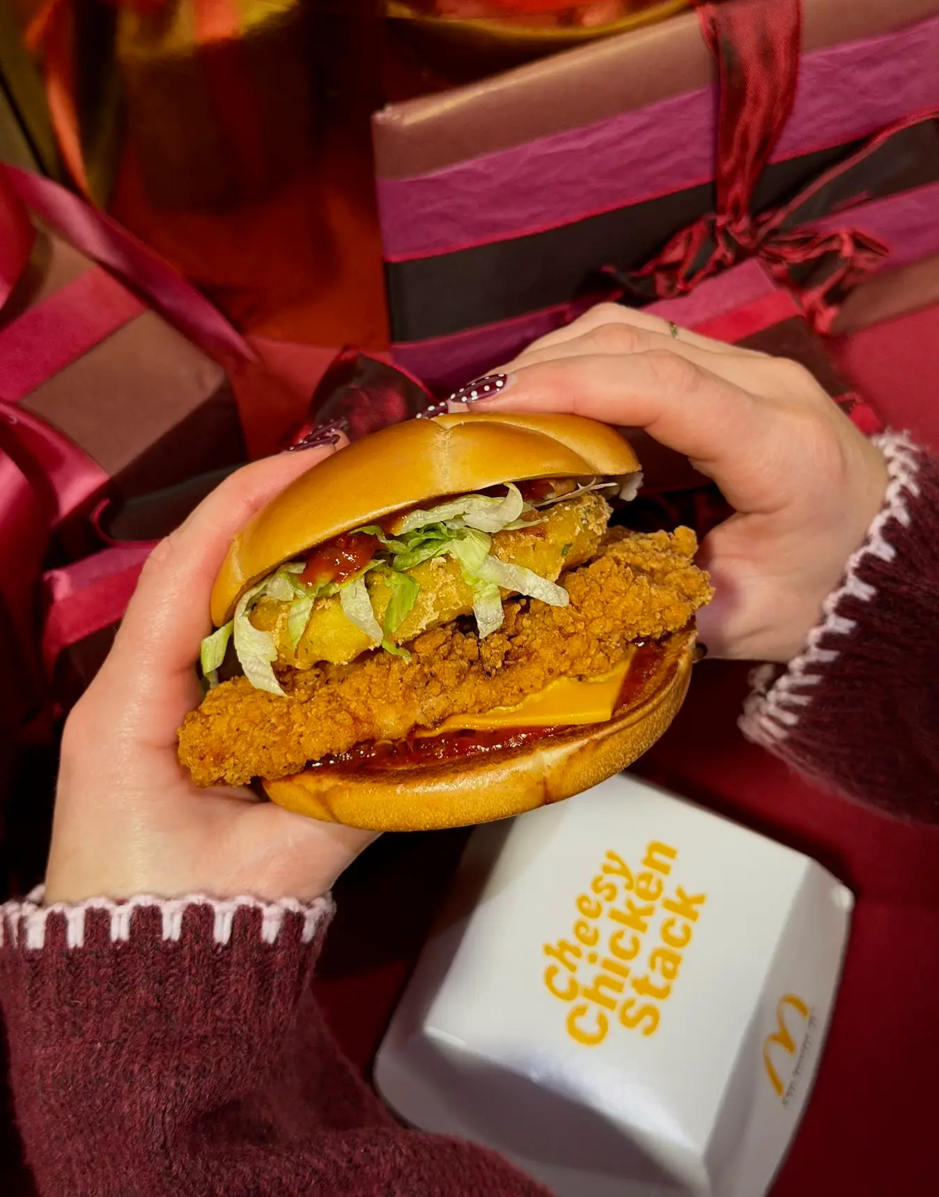 The Cheesy Chicken Stack (McDonald's)