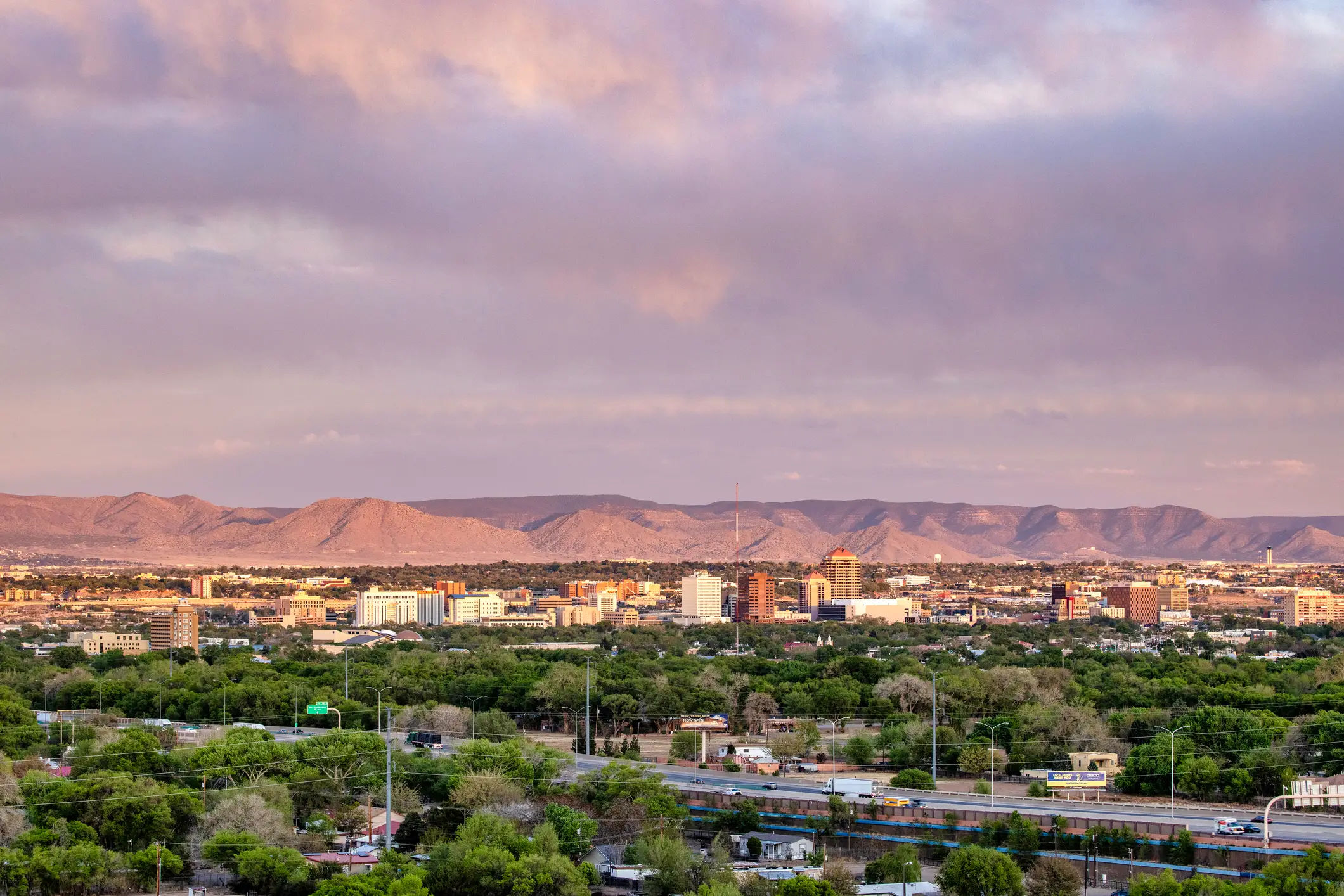 While the city of Albuquerque, New Mexico is close to a military base believed to have the world's largest stockpile of nuclear weapons (Getty Stock Images)