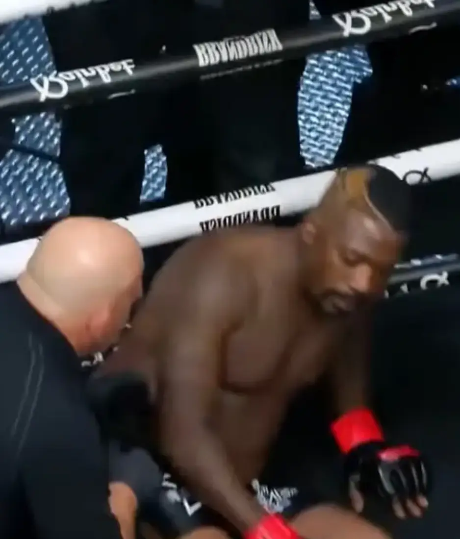 He was left dazed after the hit. (YouTube/Adin Ross)