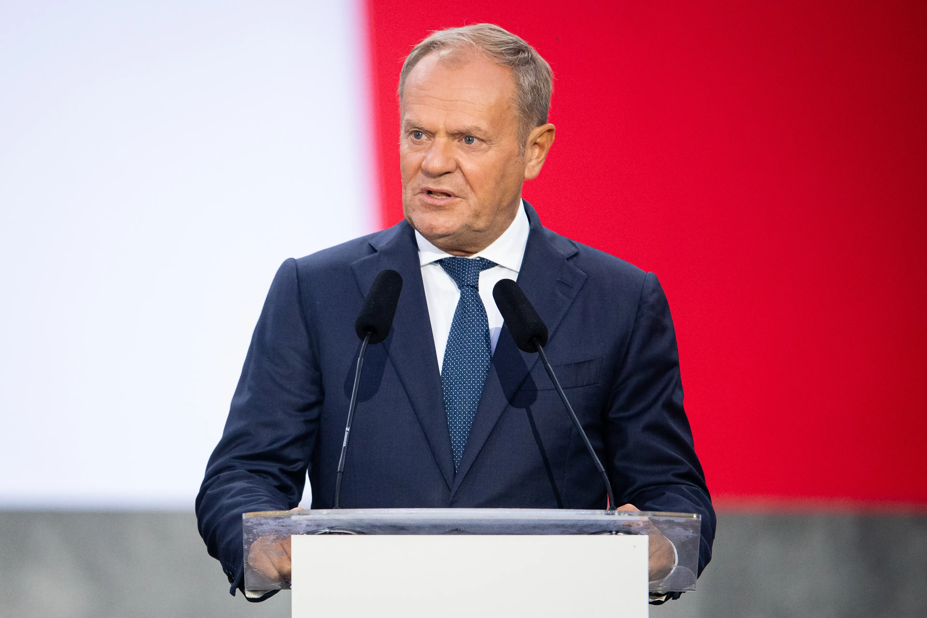Polish Prime Minister Donald Tusk has asked to invoke NATO's Article 4, meaning he has a serious issue to discuss (Mateusz Slodkowski/Getty Images)