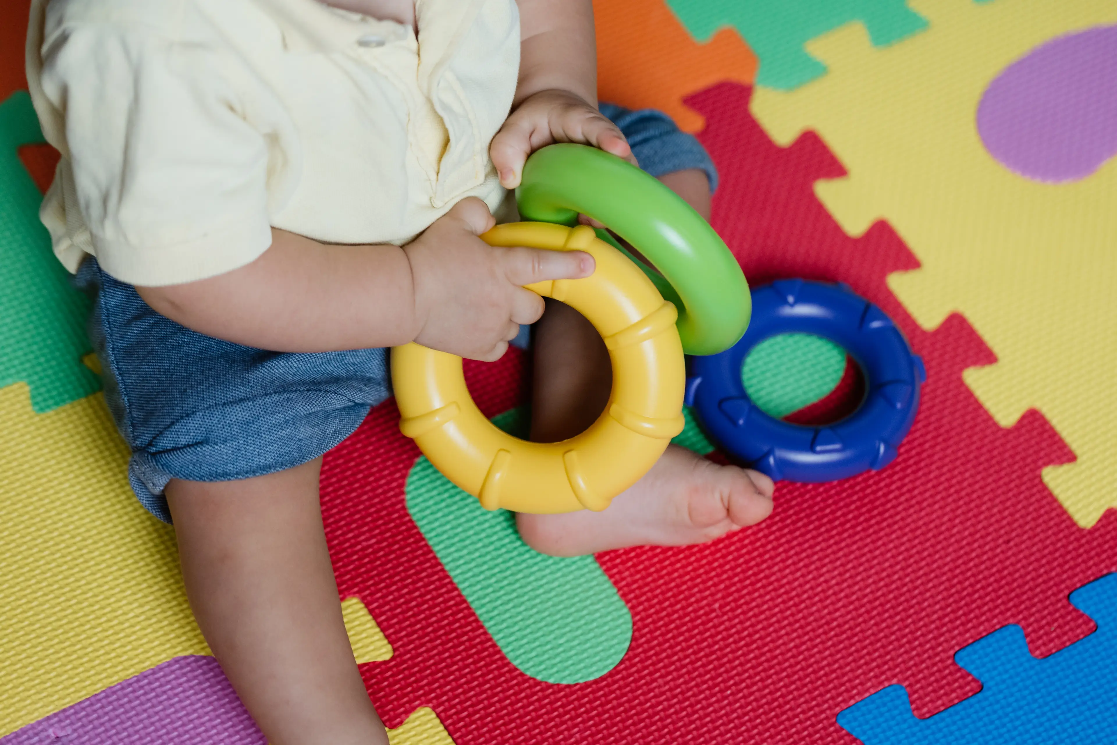 The dad was left stunned when he saw what was underneath the foam tiles (Getty Stock Image)