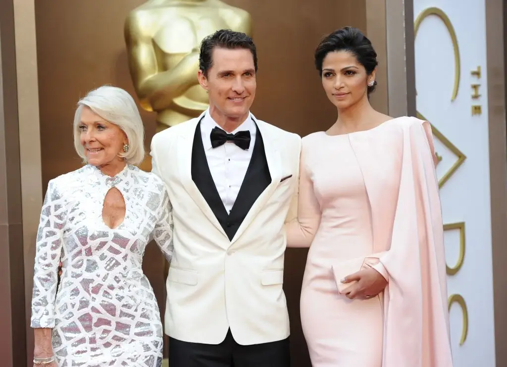 Matthew McConaughey said he had the most interesting mum in the world, she definitely had some stories to tell (ROBYN BECK/AFP via Getty Images)