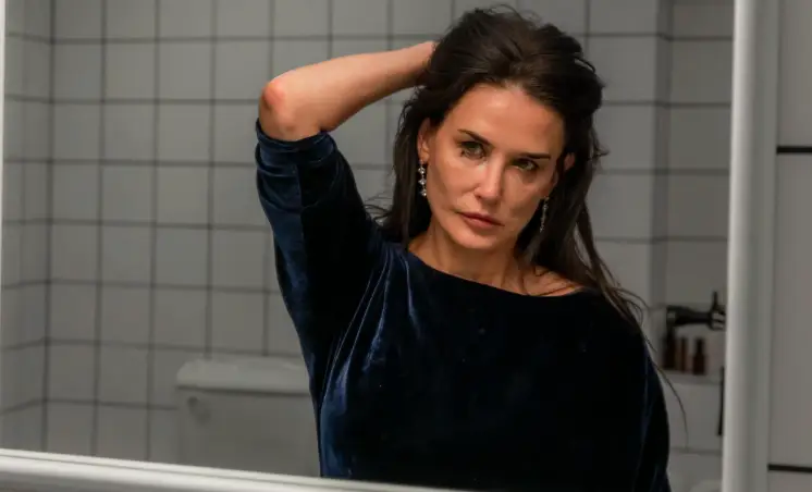 Demi Moore in The Substance. (Mubi)