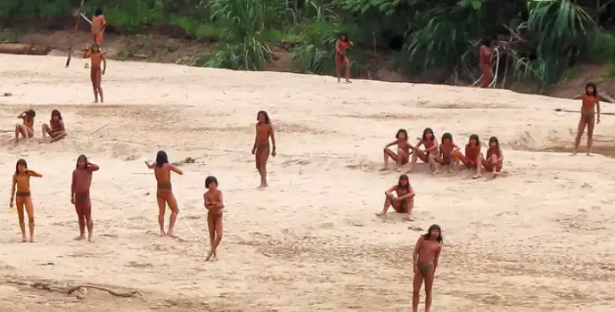 The Indigenous Mashco Piro are considered as one of the largest uncontacted groups in the world (Survival International)