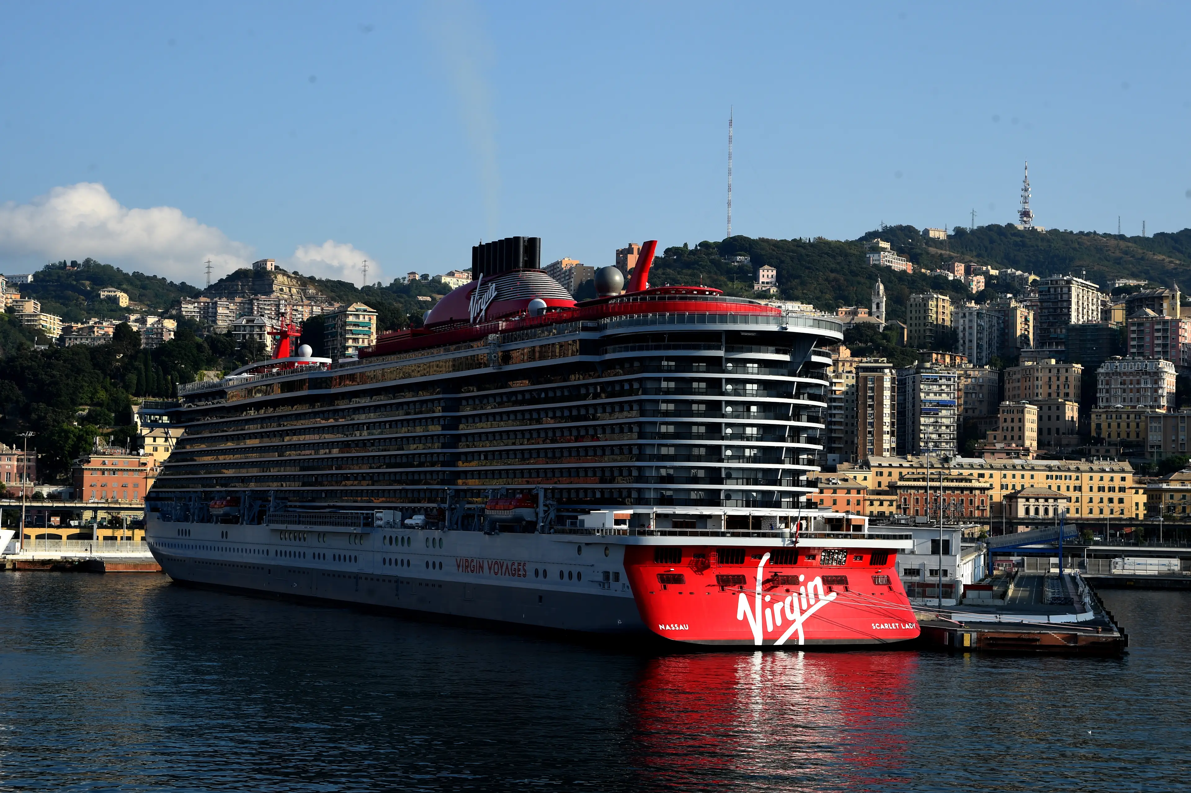 Lucy explained that Virgin's Scarlet Lady ship stopped giving passengers a complimentary vibrator in their cabins. (Pier Marco Tacca/Getty Images)