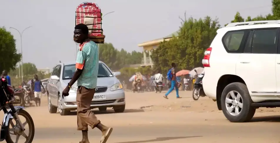 He seemed to keep running into trouble while in N’Djamena (YouTube/Drew Binsky)
