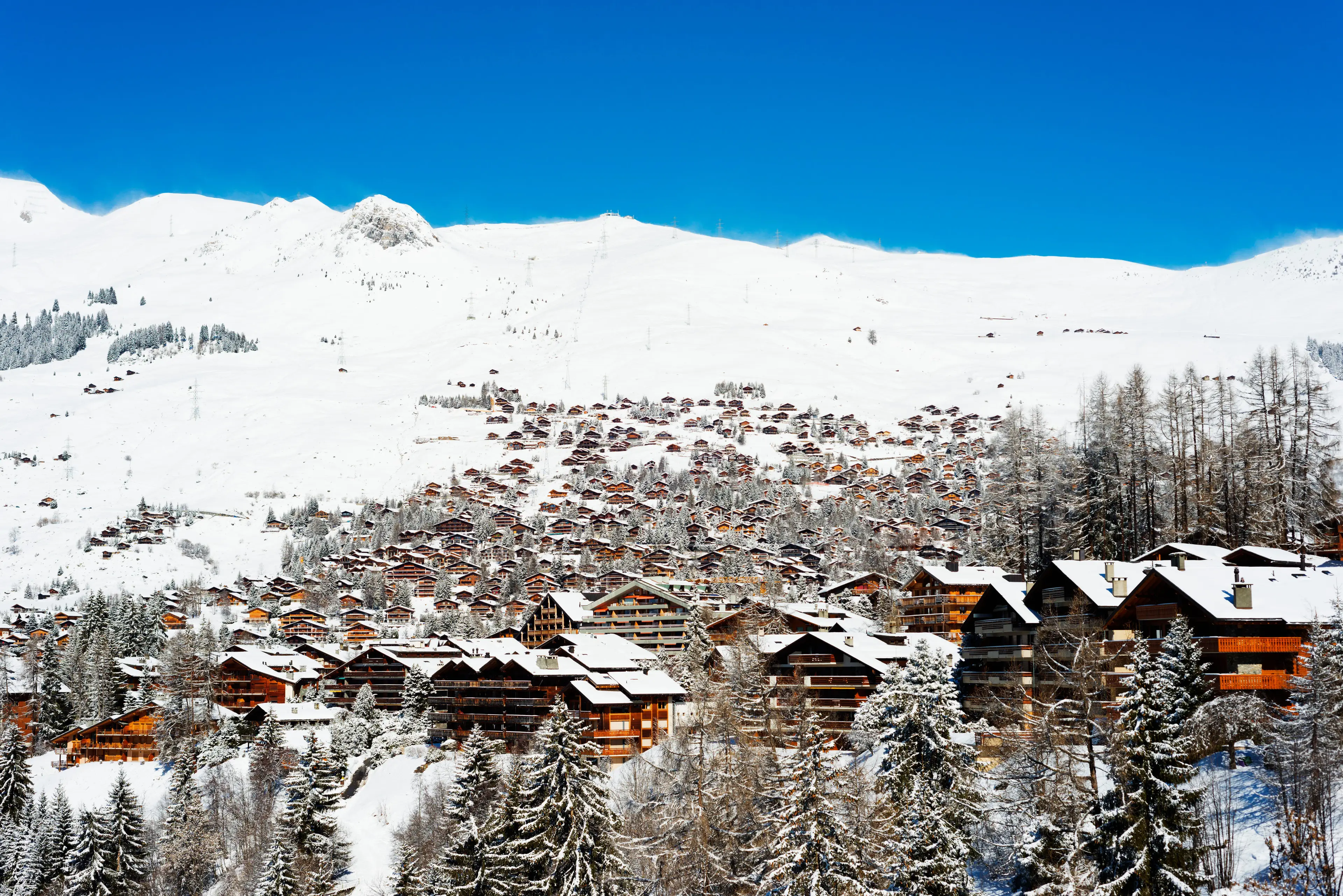 Verbier is a world-famous ski resort.