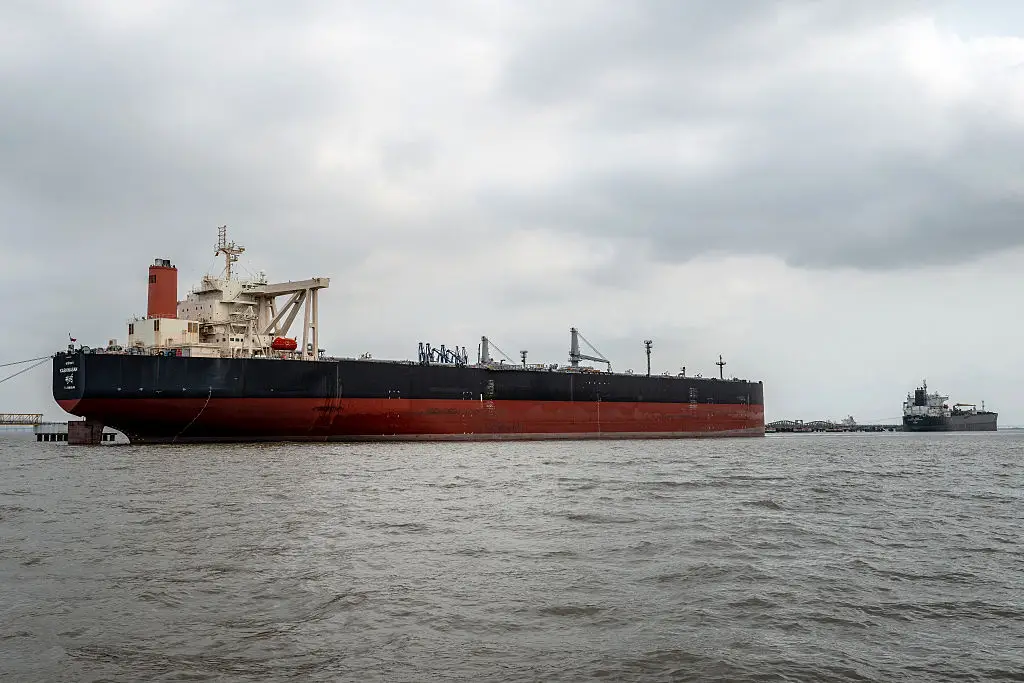 The Strait of Hormuz remains closed by Iranian forces, cutting off 20 percent of the world's total oil (Punit PARANJPE / AFP via Getty Images)