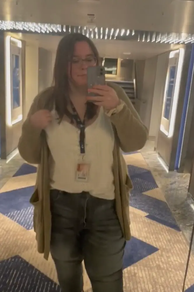 Angela Macleod shared her cruise experience on TikTok.