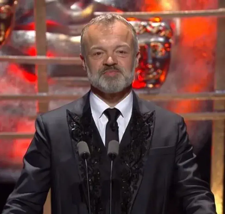 Graham Norton made the comment at the BAFTAs in 2016 (BBC)