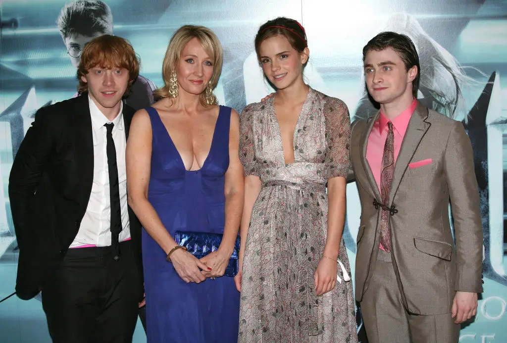 The original trio have fallen out with Rowling following her comments (Jon Furniss/WireImage)
