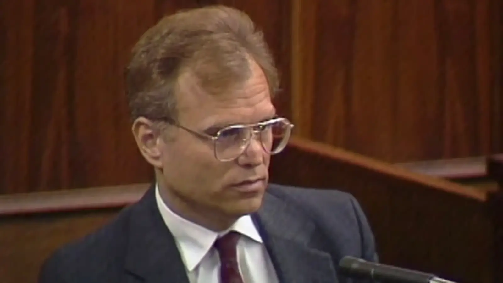 The brothers' psychiatrist Dr Jerome Oziel blew the case wide open (Court TV)