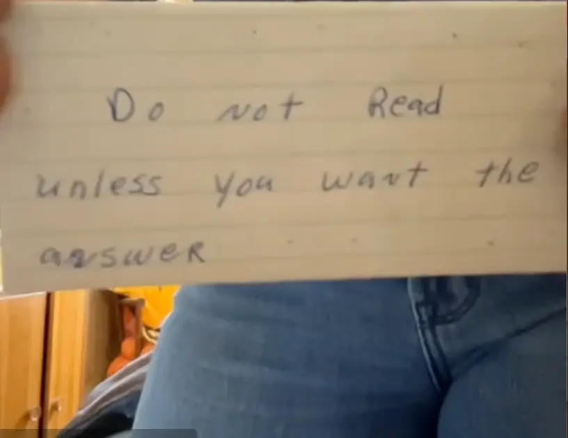 It looked mysterious, but it really wasn't (TikTok/isyabootay)