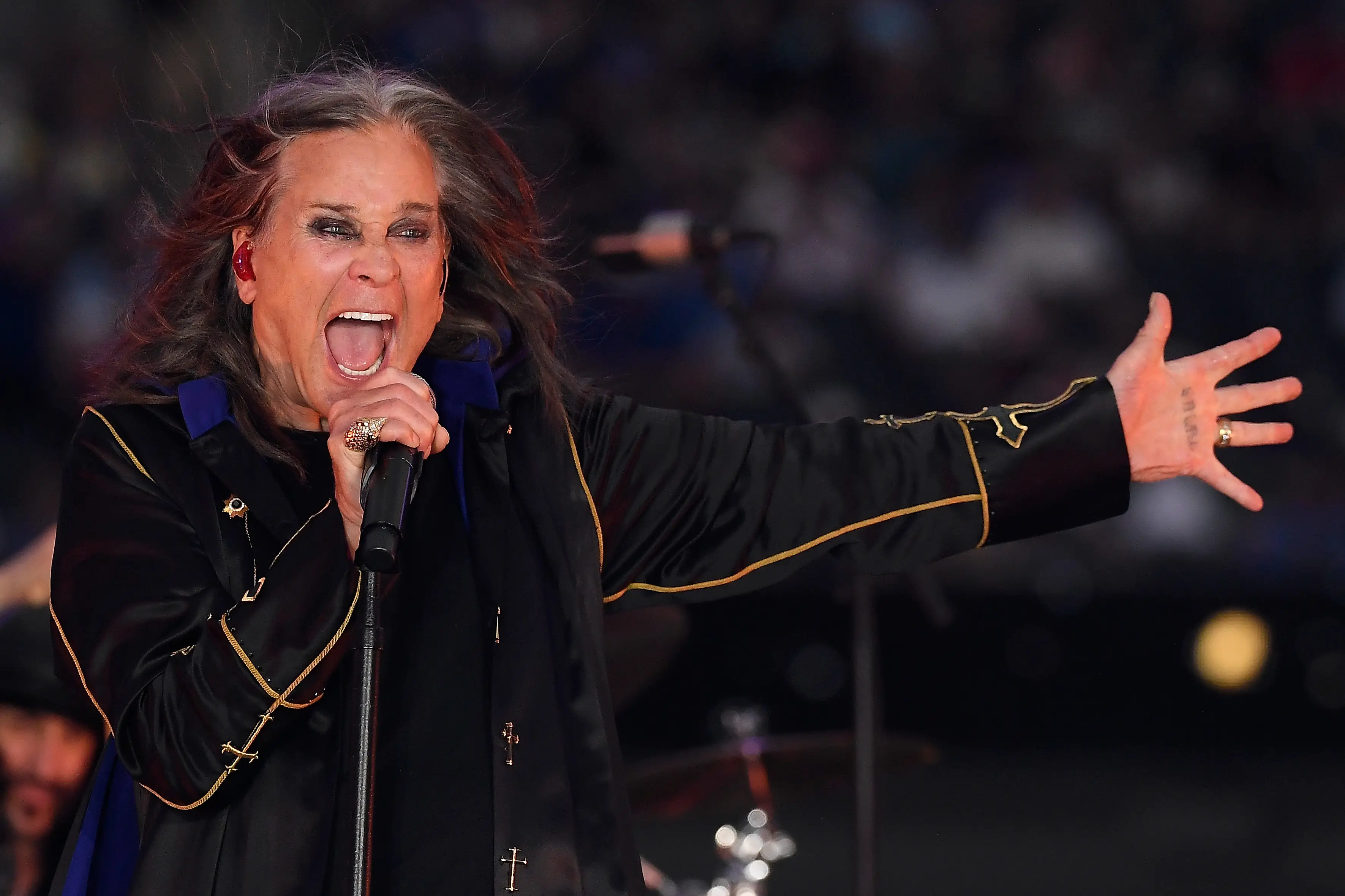 Ozzy reunited with his Black Sabbath bandmates just two weeks ago. (Kevork Djansezian/Getty Images)