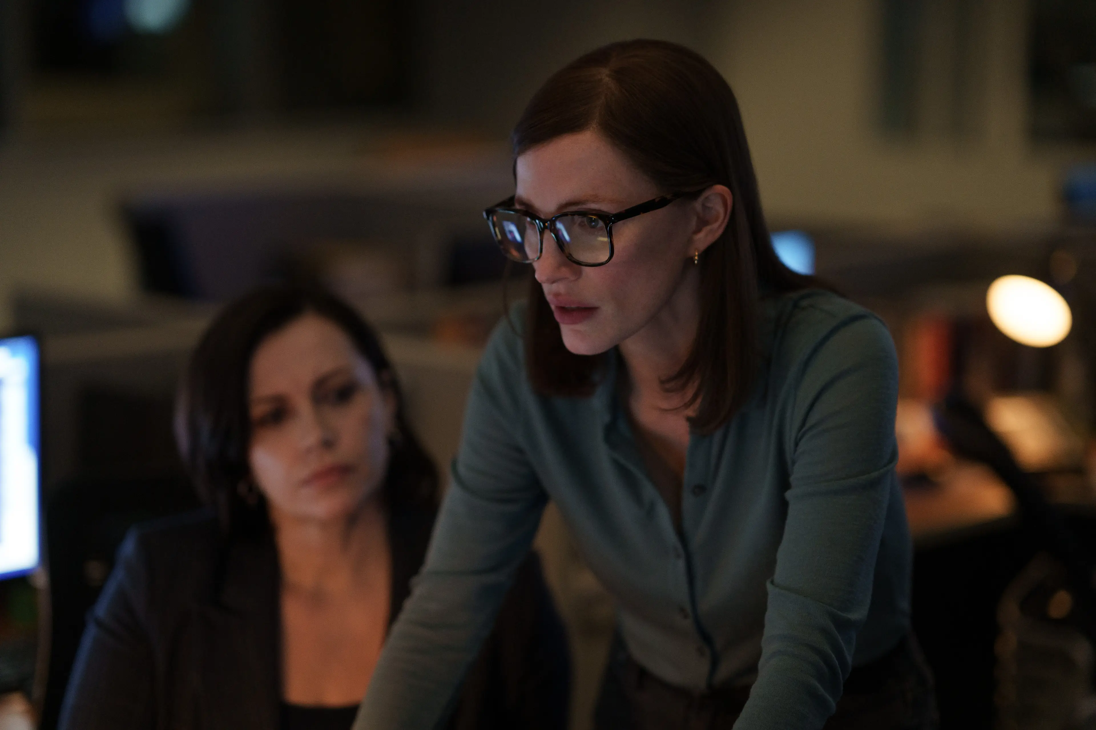 Jessica Chastain in The Savant (Apple TV+)