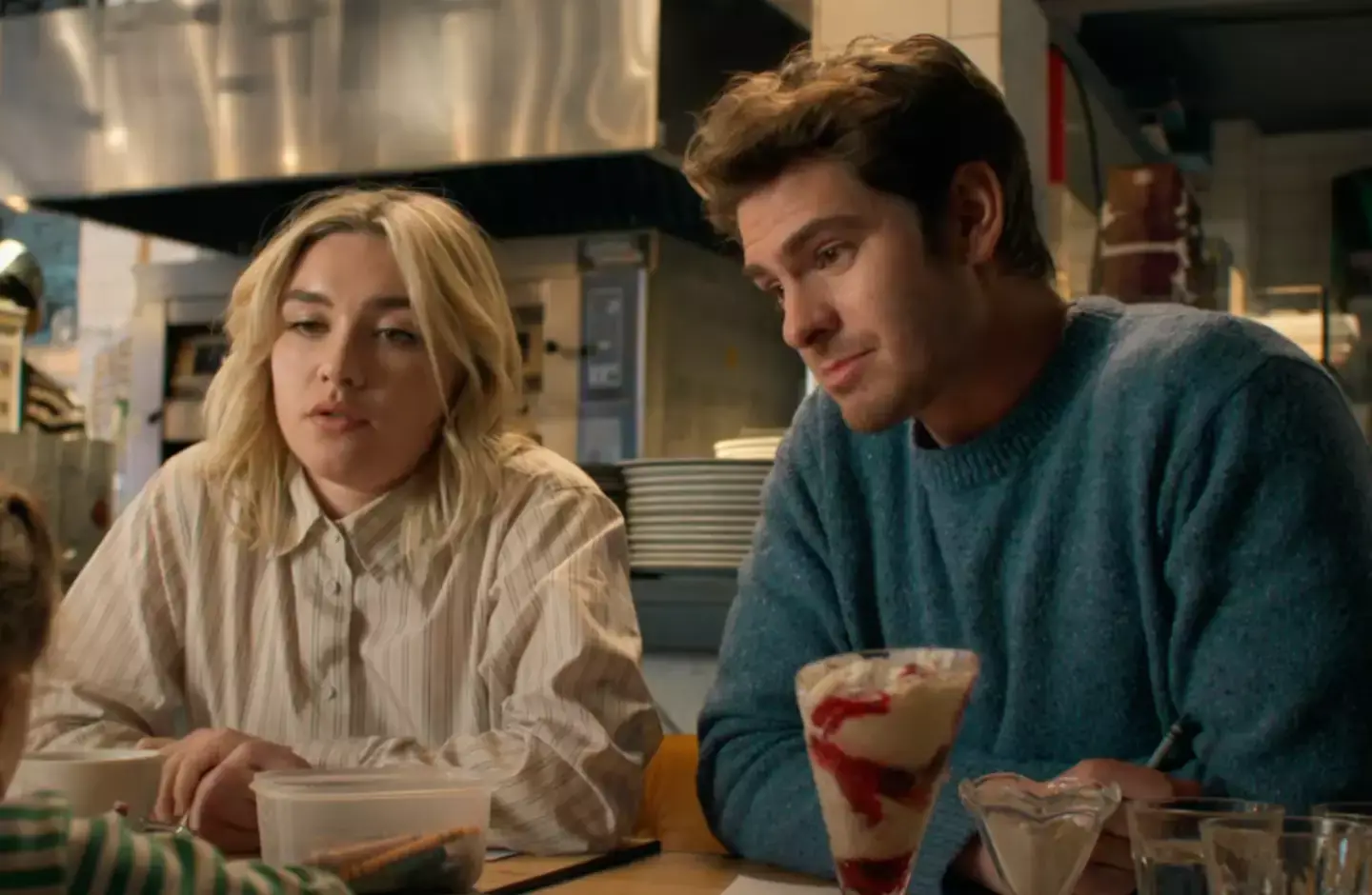 The actors play couple Tobias and Almut (A24)