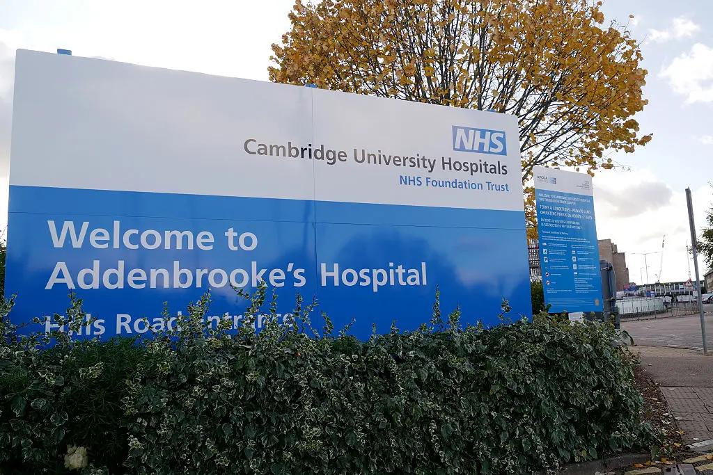 He was taken to Addenbrooke’s Hospital and is now in a stable condition, while 40 members of staff are under investigation for accessing his medical files (AMES RYBACKI/AFP via Getty Images)