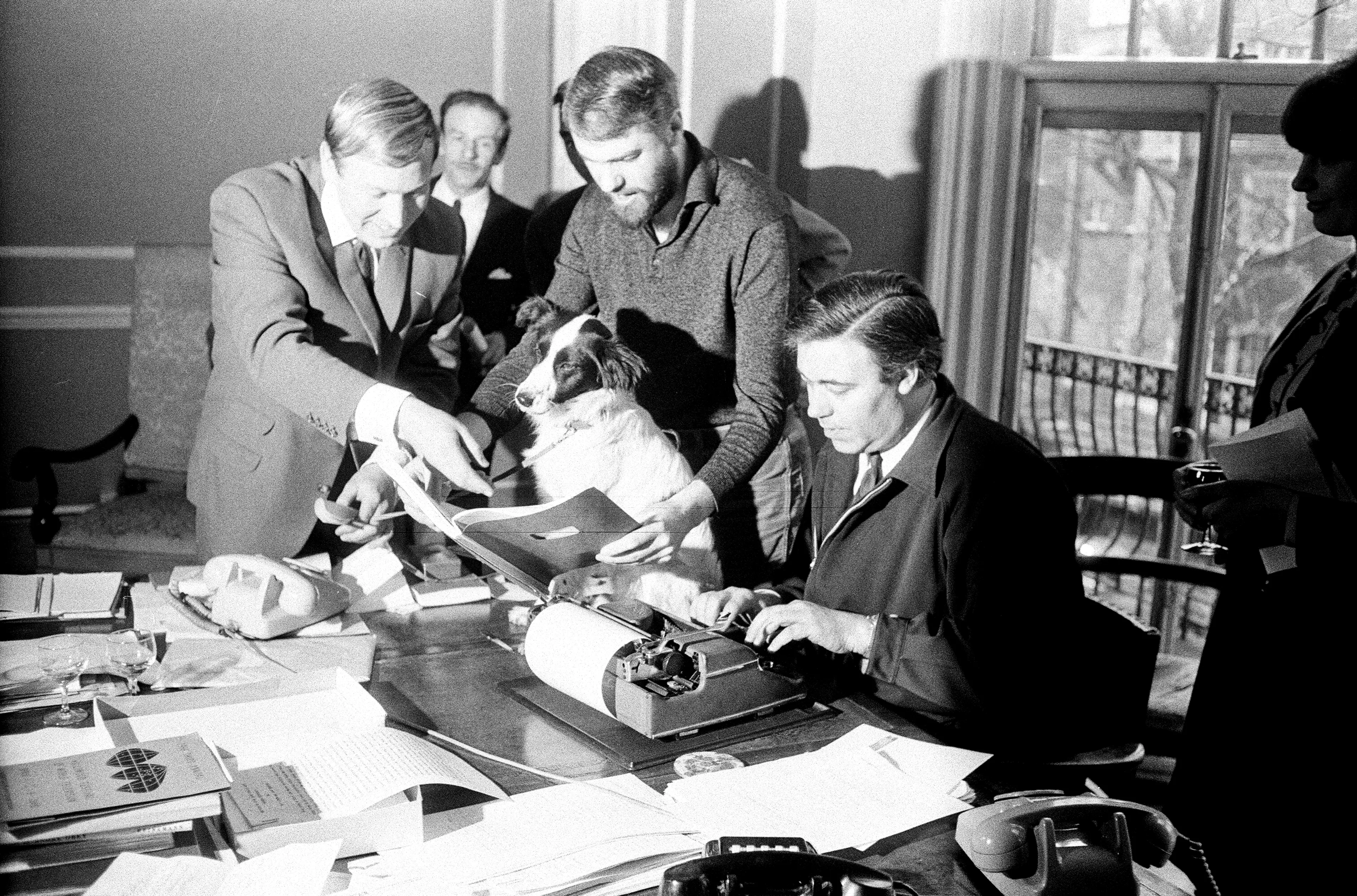 Pickles looks over the script for his starring film role. (George Greenwell/Mirrorpix/Getty Images) 