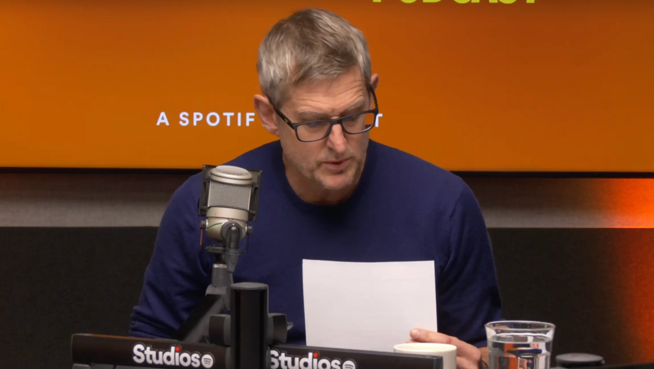 Louis Theroux asked Carr if he'd paid close attention to the backlash he got, which he said he hadn't (Louis Theroux Podcast/Spotify)