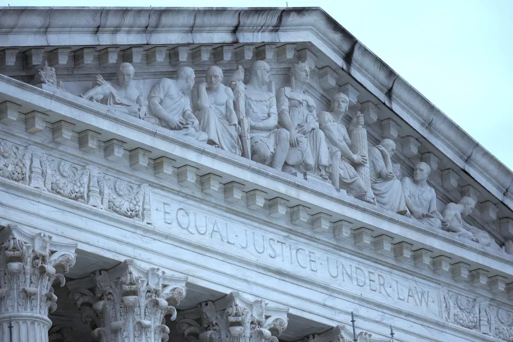 If Donald Trump tried to get around the rules on a third term then he'd likely face a challenge from the Supreme Court (Win McNamee/Getty Images)