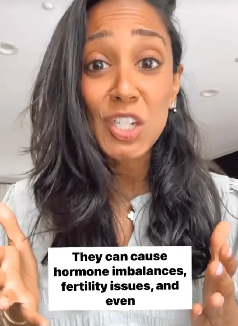 The doctor throws away any non-stick pans with scratches or chips in.