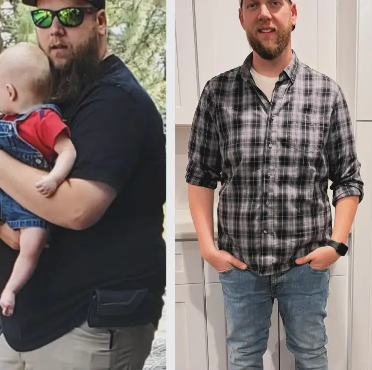 Patrick Ensley's new diet changed his life (Instagram/@carnivorecouple.pat.cait)