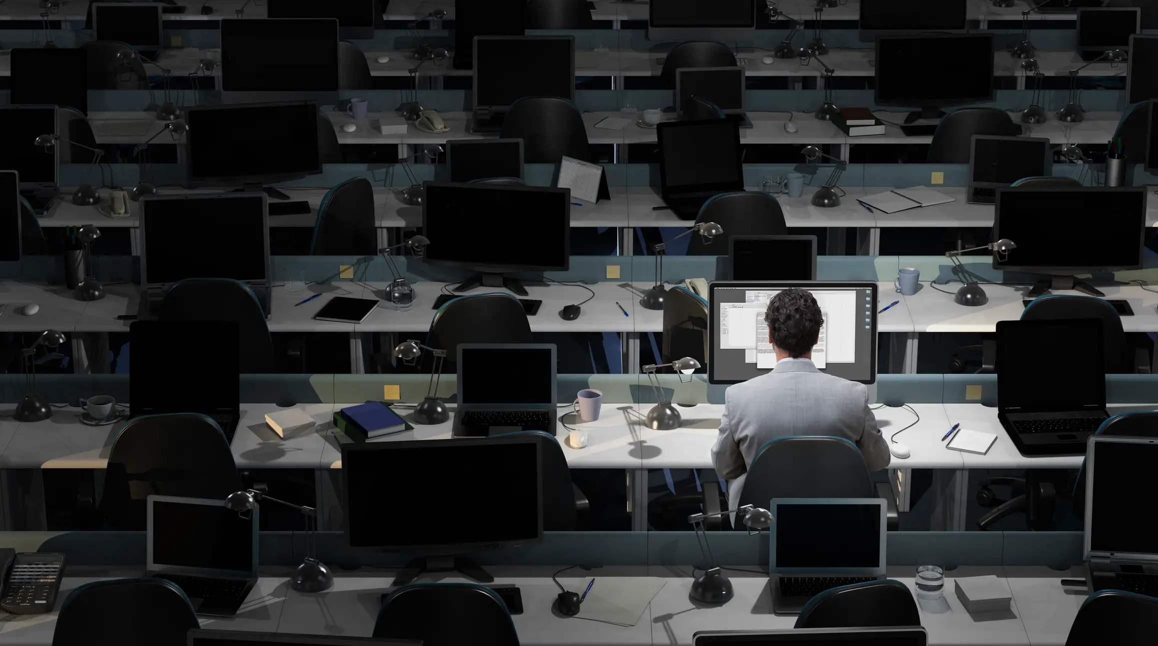 Working late might not be the worst thing for hourly employees. (Getty Stock Photo)