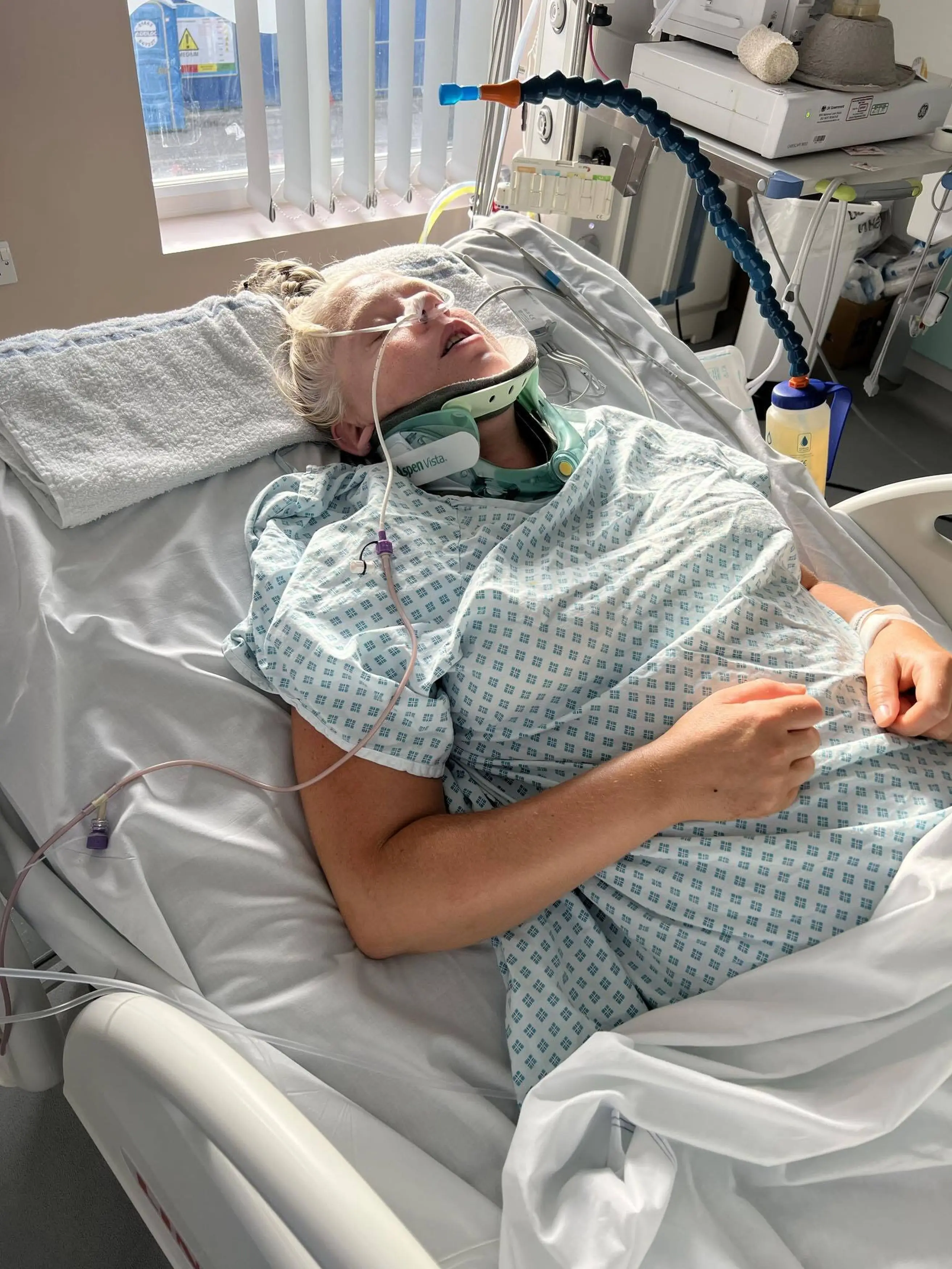 Gemma was in hospital for weeks after the accident. (Kennedy News and Media)