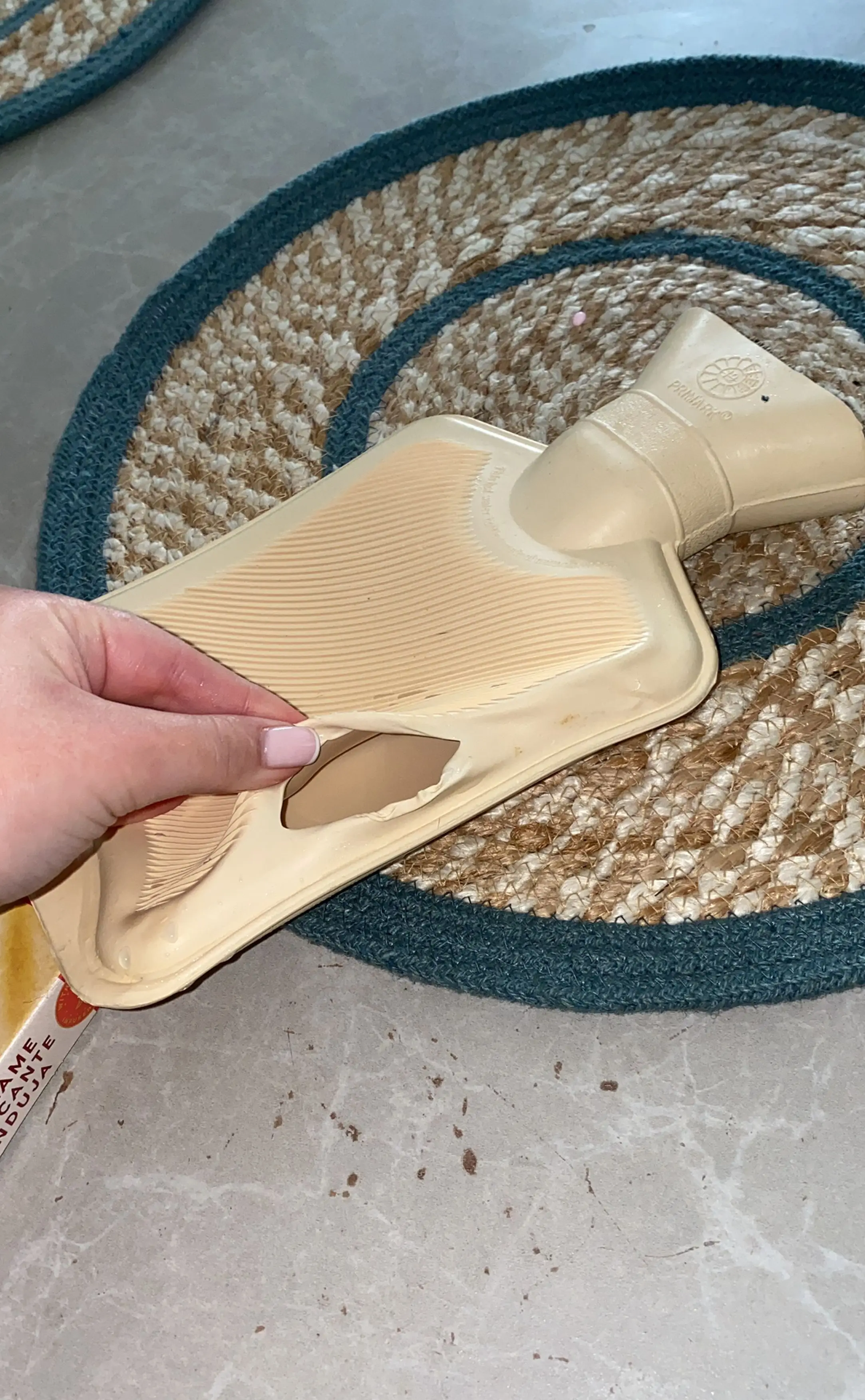 Yazmin didn't realise her hot water bottle was out of date (Kennedy News and Media)