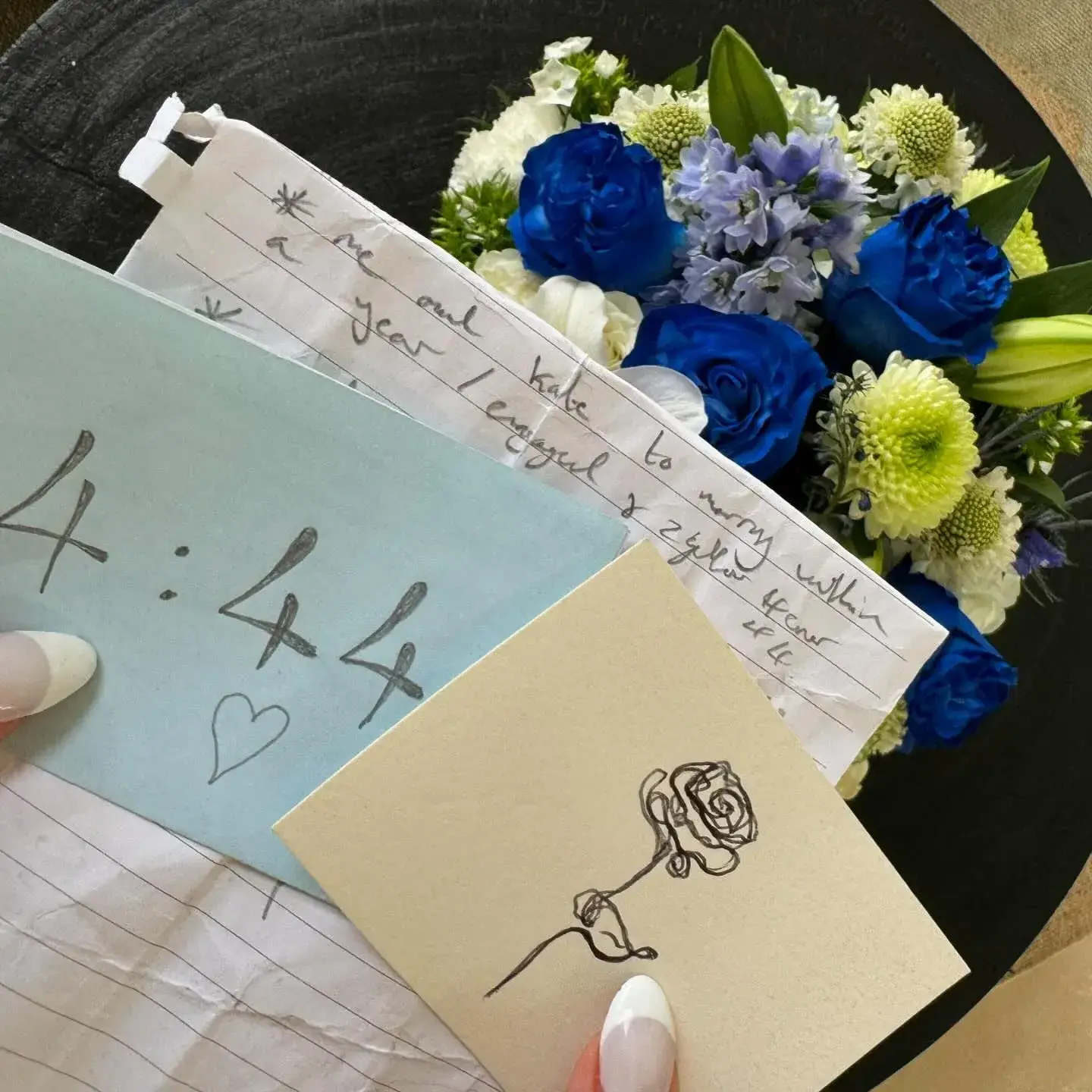 The note Liam gave Kate (Instagram/Kate Cassidy)