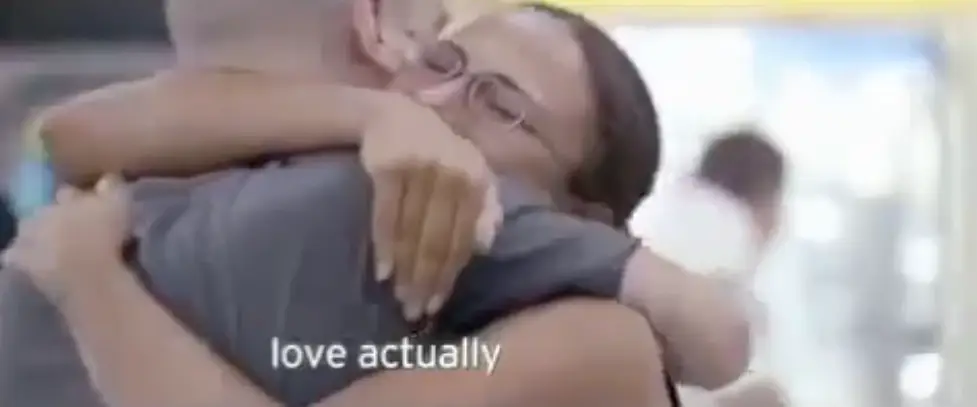 The truth behind the people in the Love Actually airport arrivals montage has been revealed.