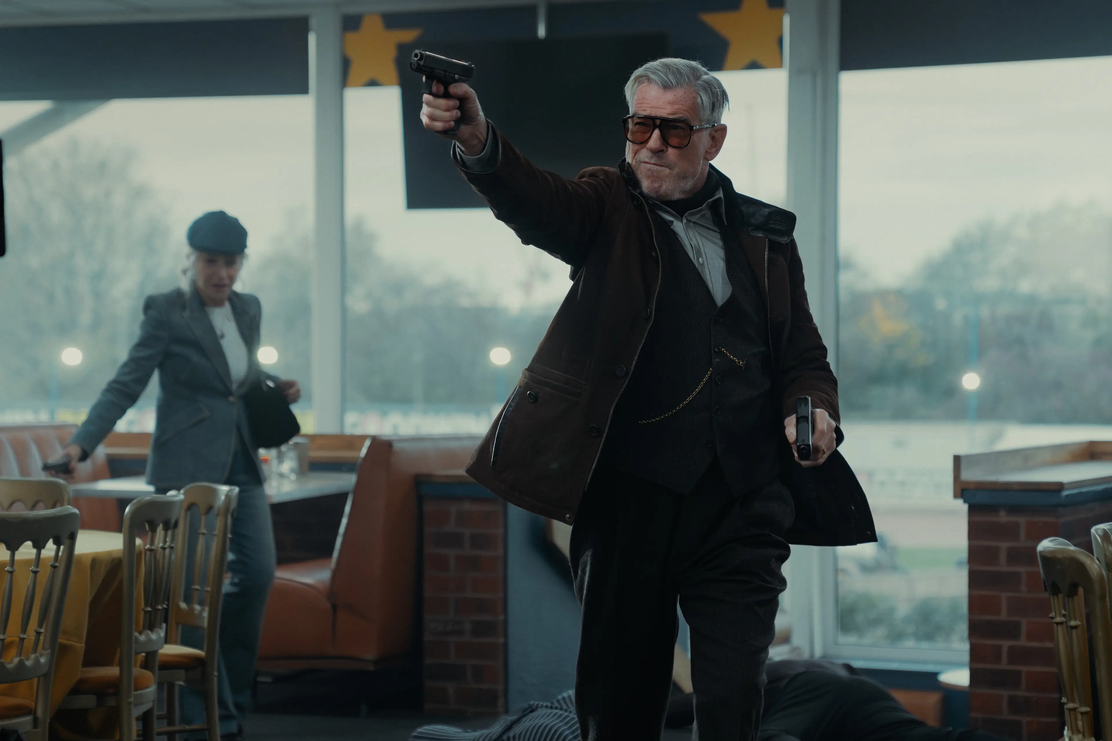 Pierce Brosnan as Conrad Harrigan in MobLand season two (Luke Varley/Paramount+)