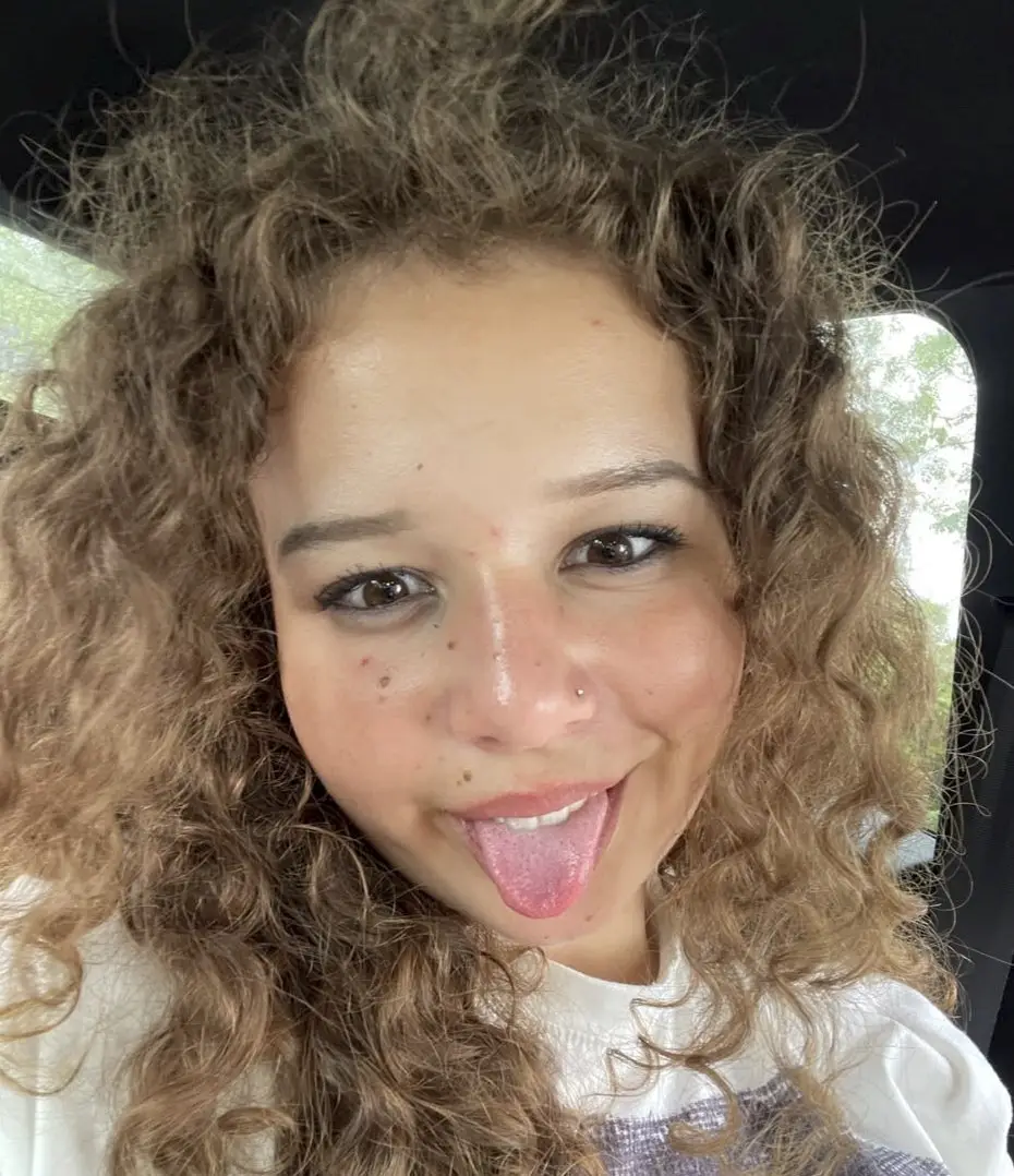 James said his daughter was 'a very happy, chilled' child before she became ill (SWNS)