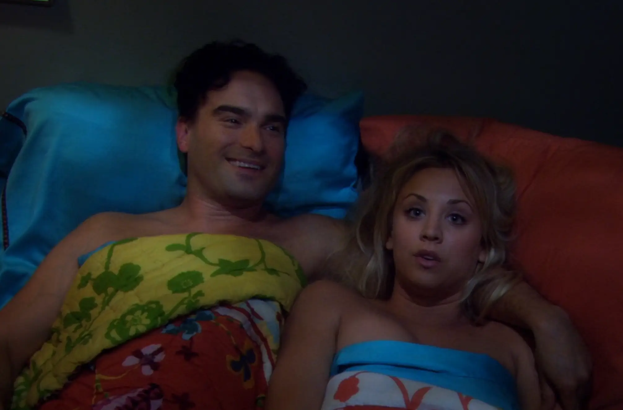 Lorre did not add the scenes to mess with them, though it must have still been quite awkward (CBS)