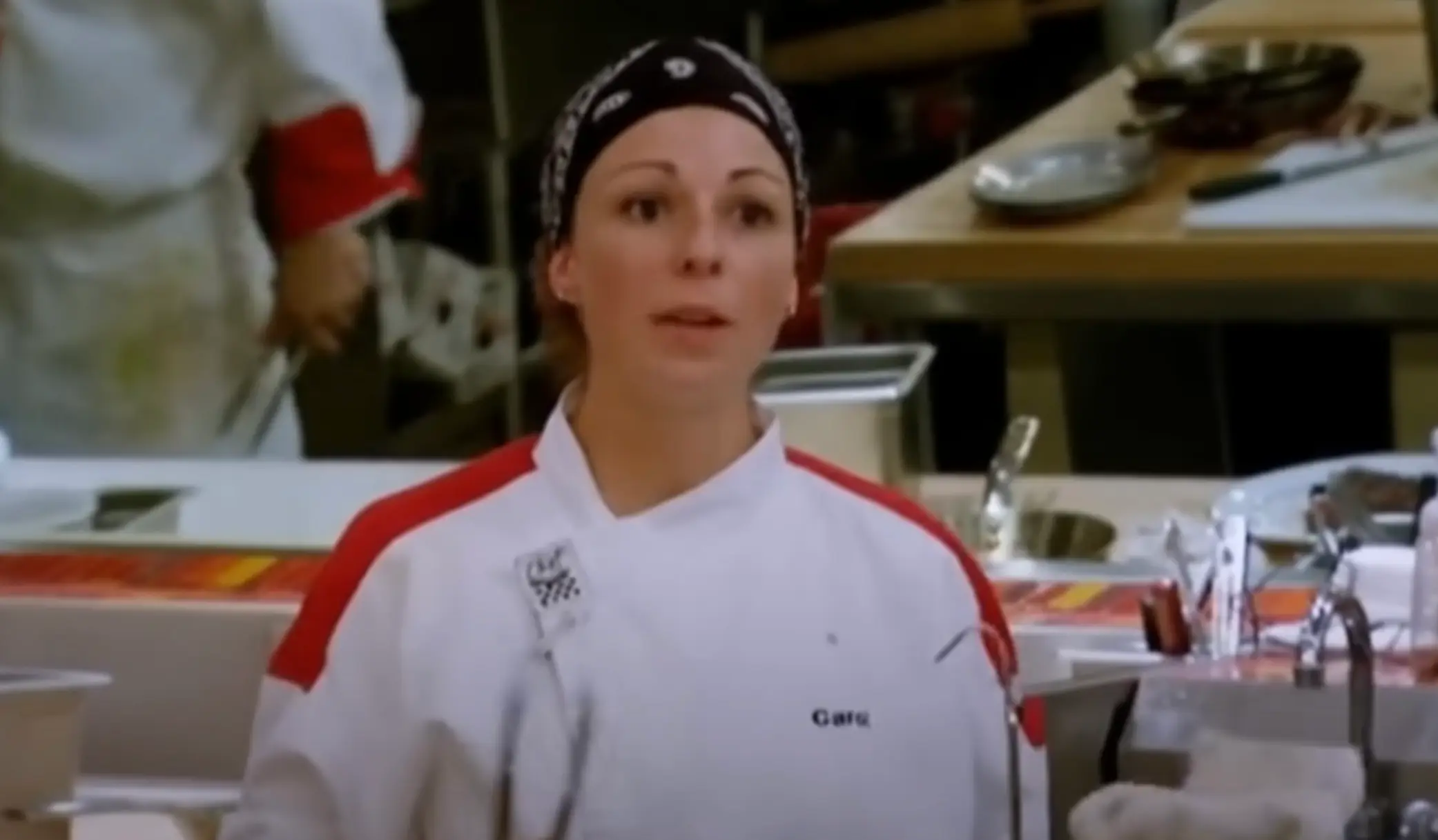 Carol Scott is the contestant who's 'crunchy' gratin dauphinoise got Ramsay to crack (Fox)