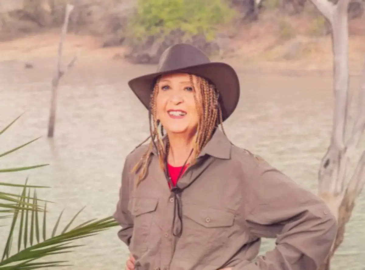 Gillian made a shock entrance.