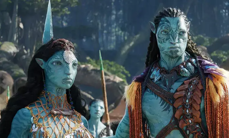 Winslet in her Avatar form (20th Century Studios)