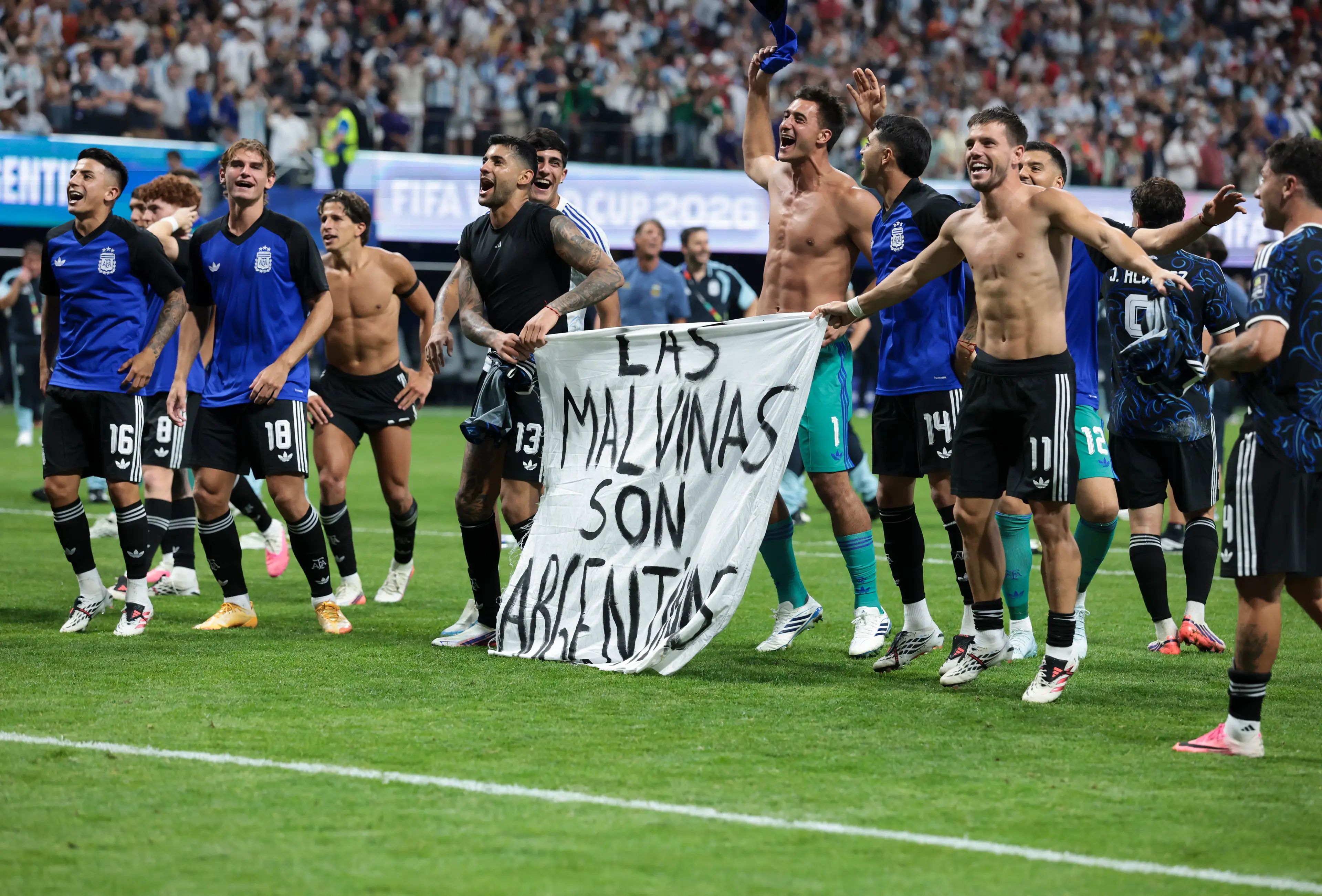 President Milei has spoken out in defence of Argentina's squad (Ian MacNicol/Getty Images)
