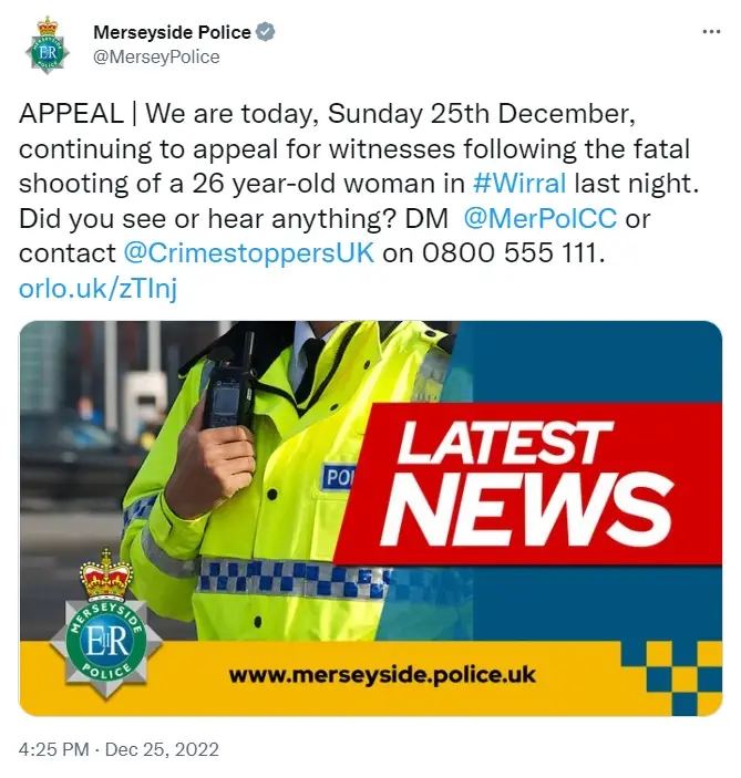 Police are urging anyone who has information that could help to come forward.