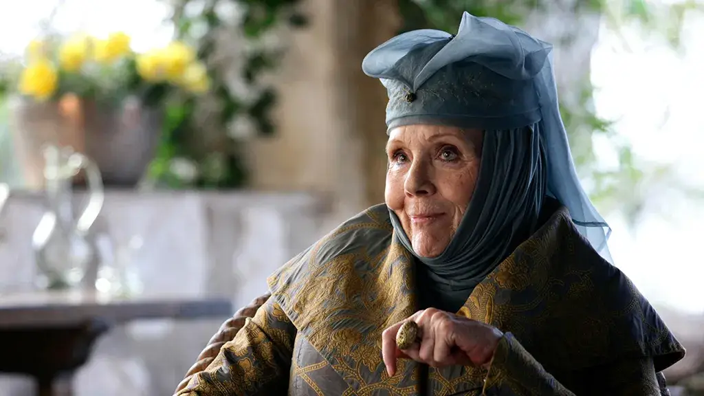 Diana Rigg is best known to many for her role as Olenna Tyrell in Game of Thrones (HBO)